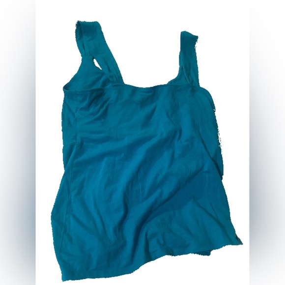 Turquoise Anne Taylor Milk Maid Tank Top - Size L - Picture 5 of 6